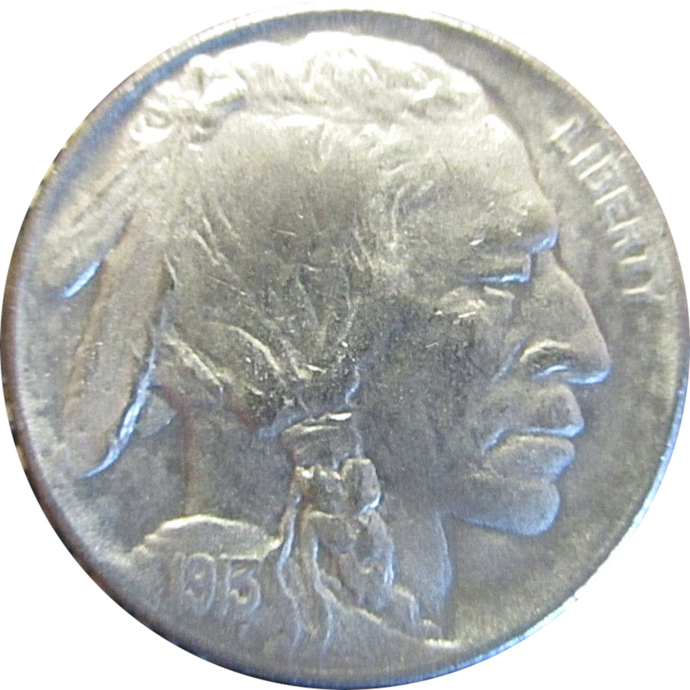 1913-S-5c-Type-2-Buffalo-Nickel-#2